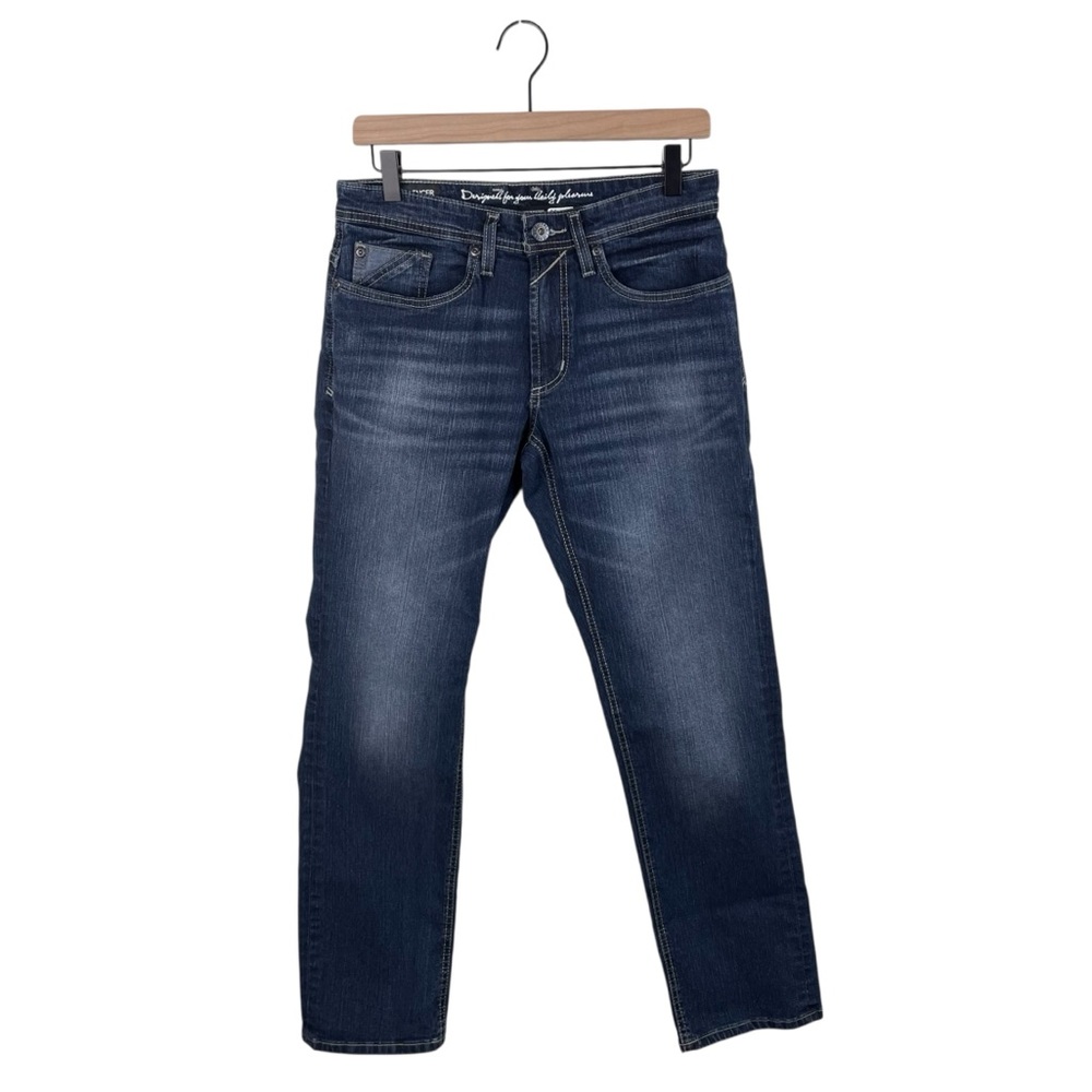 I Jeans by Buffalo Men's Spencer Slim Jeans Size 29 x 30 Dark Wash Whiskering